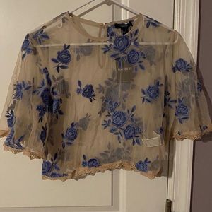 Forever 21 mesh shirt